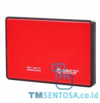 Tool Free USB 3.0 2.5 Inch SATA External Hard Drive Enclosure 2588US3 - Red